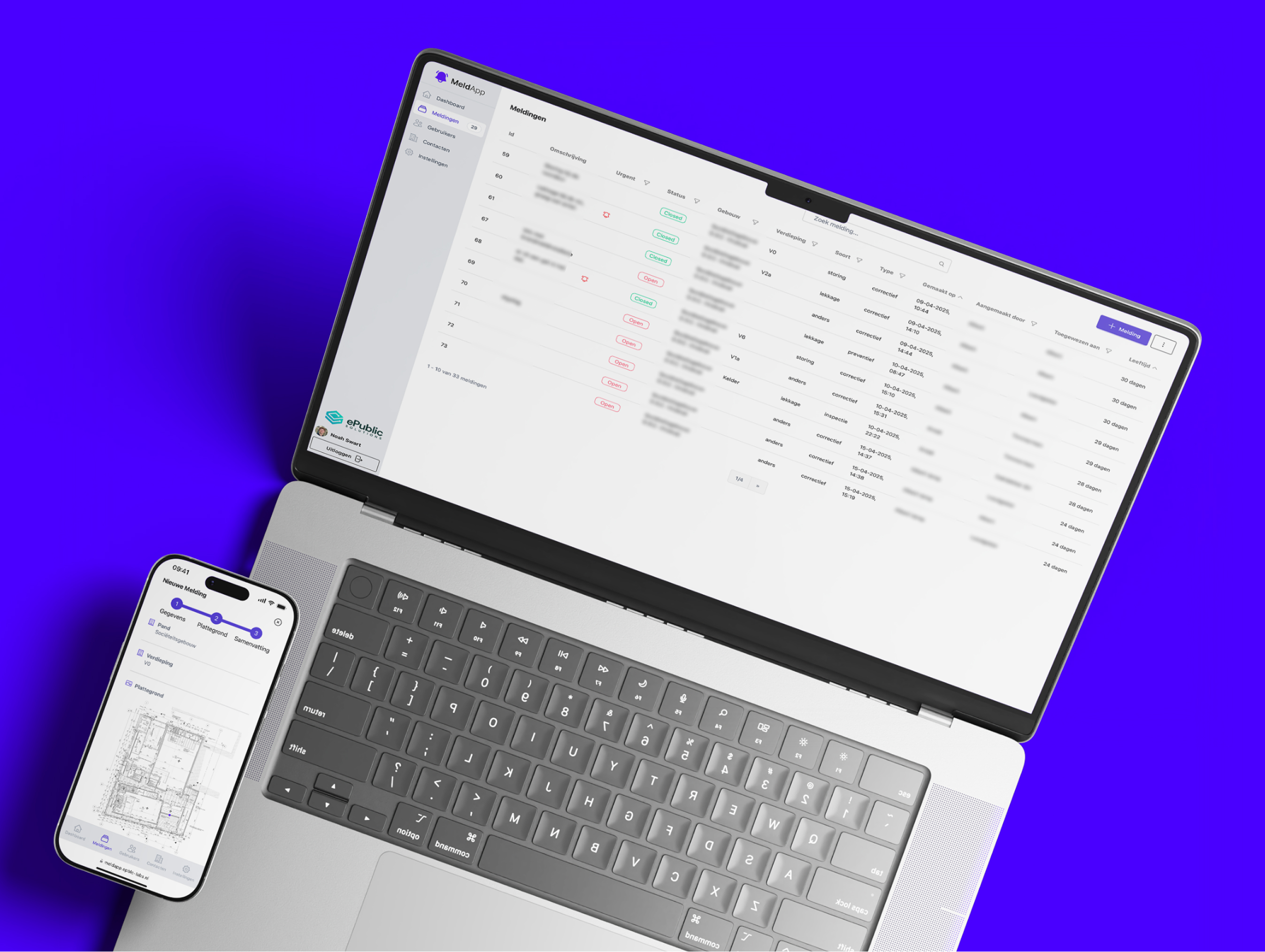 MeldApp Dashboard